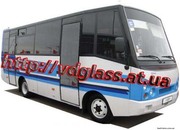 Автостекло триплекс,  лобовое стекло для автобусов ИВАН (I-VAN)