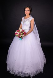 Шикарное свадебное платье